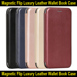Magnetic Flip Luxury Leather Wallet Book Case for iPhone 7/8 Plus Slim Fit Look